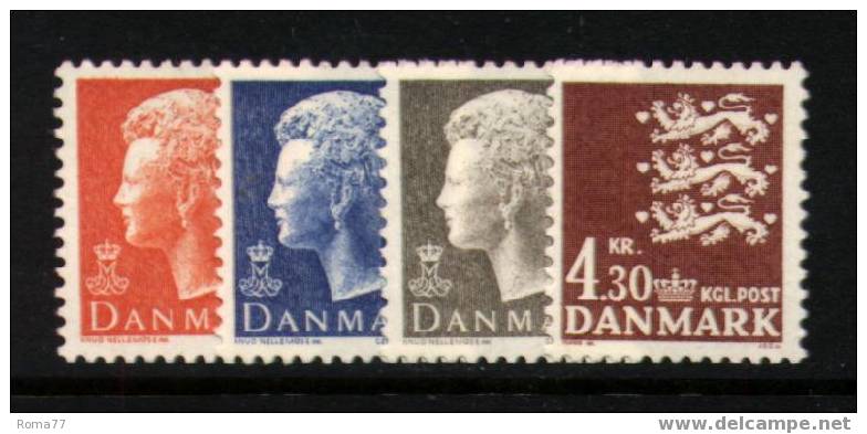 DANIMARCA - ORDINARIA , SERIE 703/706  *** - Unused Stamps