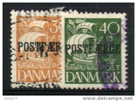 DANIMARCA - PACCHI POSTALI , I N. 13 E 14 : USATI - Paquetes Postales
