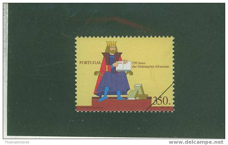 SPE0071 Specimen Code Des Lois Ordonnances Alphonsines 2118 Portugal 1996 Neuf ** - Unused Stamps