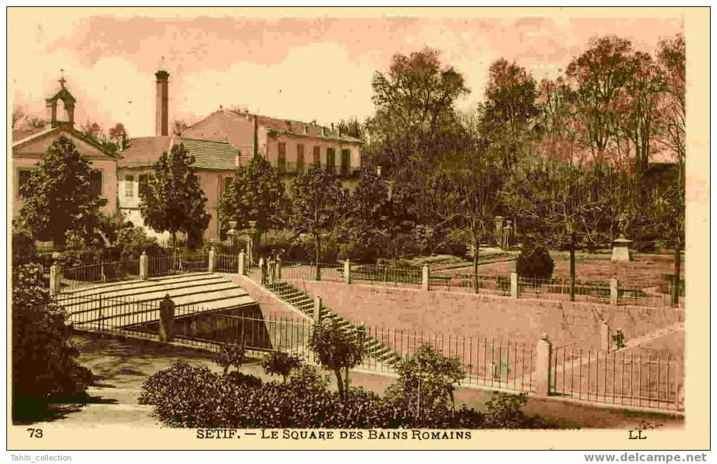 SETIF - Le Square Des Bains Romains - Setif