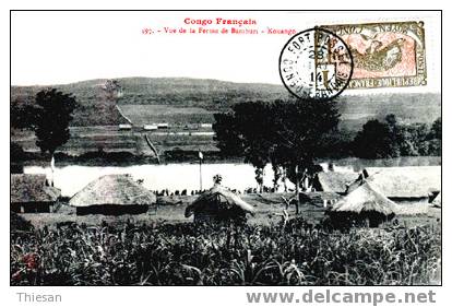 Congo Fort Possel 1914 Sur Carte Lettre Carta Cover Belege - Brieven En Documenten