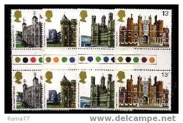 IX - GRAN BRETAGNA 1978 - " SEMAFORI " : CASTELLI SERIE N. 859/862  *** - Unused Stamps