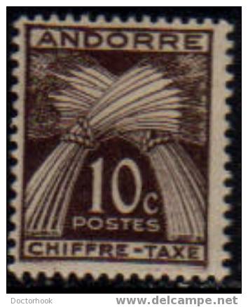 ANDORRA-FRENCH   Scott   #  J 21** F-VF MINT NH - Ongebruikt