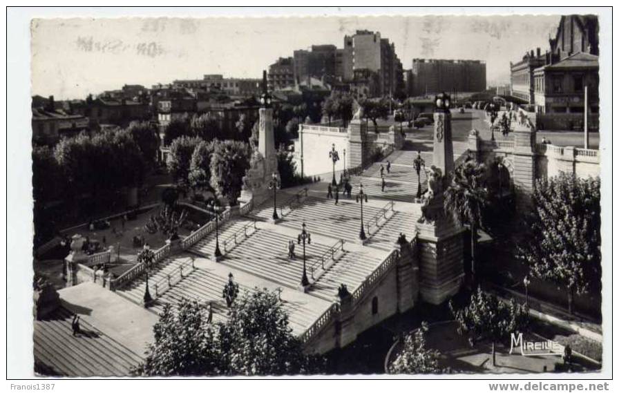 Réf 97  - MARSEILLE - Les Escaliers De La GARE (1959) - Quartier De La Gare, Belle De Mai, Plombières