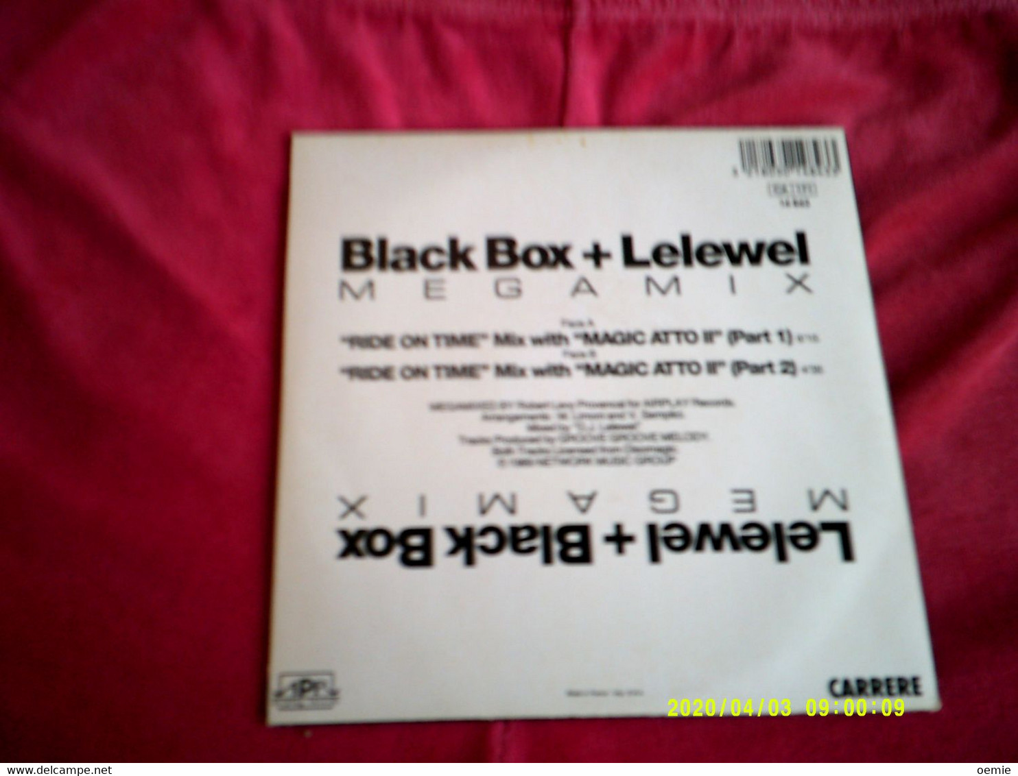 BLACK  BOX  +  LELEWEL   /  MEGAMIX - Soul - R&B