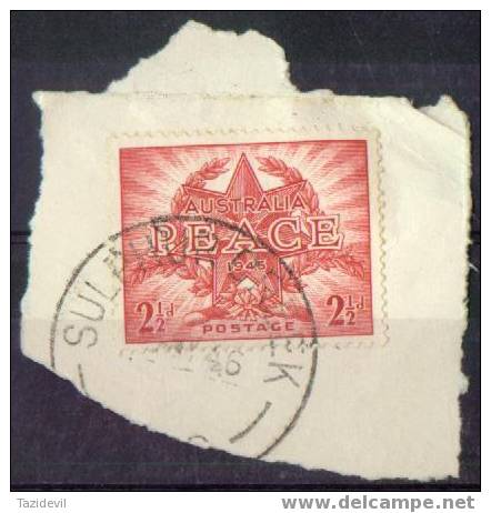Australia - TASMANIA - 1946 Postmark - Sulphur Creek - Gebruikt