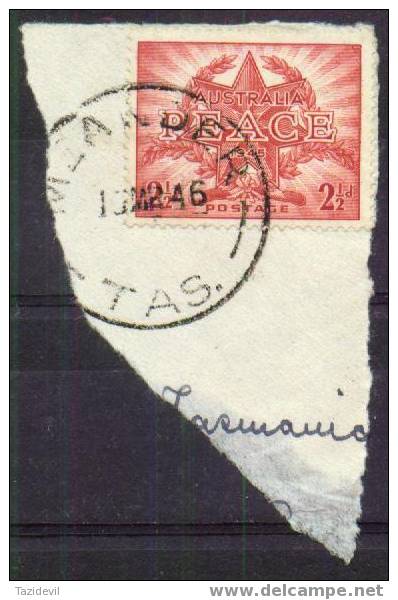 Australia - TASMANIA - 1946 Postmark - Meander - Usati