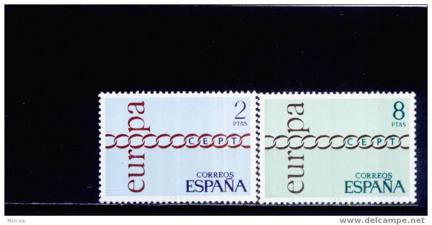 Espagne 1971 - Yv.no.1686/7 Neufs** - 1971