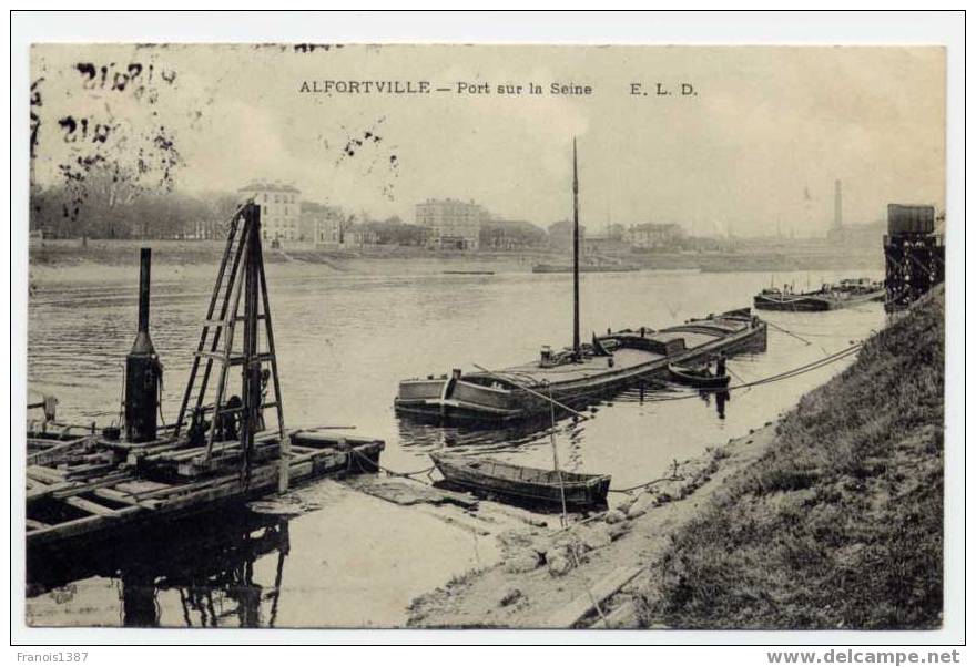 Réf 114  - ALFORVILLE - Port Sur La SEINE (1907) - Alfortville