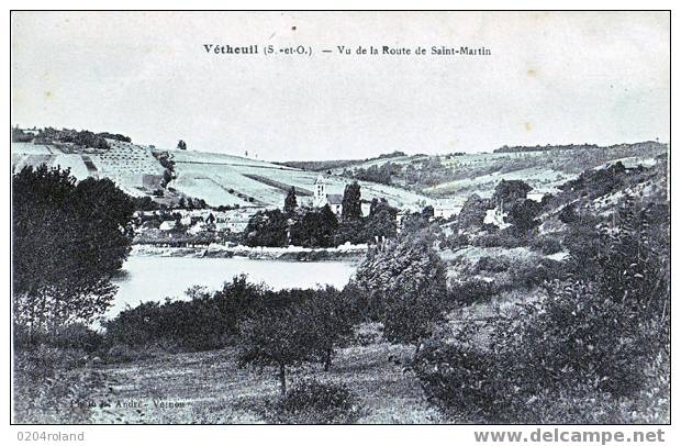 Vétheuil - Vue De La Route De St Martin - Vetheuil