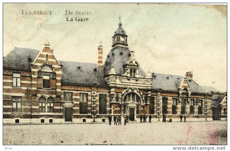 Turnhout De Statie-La Gare M.Mareovici,Bruxelles - Turnhout