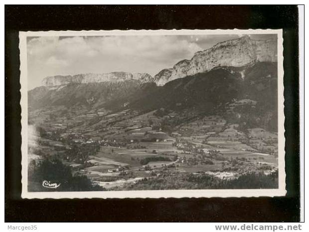 002915 Dingy St Clair Vue Générale L'hôtel Du Fier & La Chaîne Du Parmelan édit.combier - Dingy-Saint-Clair