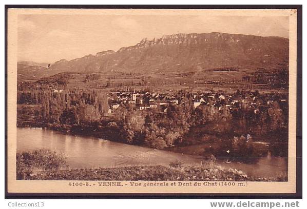 SAVOIE - Yenne - Vue Generale Et Dent Du Chat - Yenne