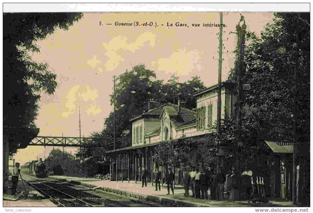 GONESSE - La Gare , Vue Intérieure - Gonesse