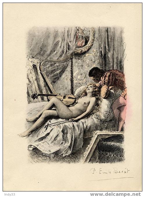 TROIS IMAGES EROTIQUES - Estampes & Gravures