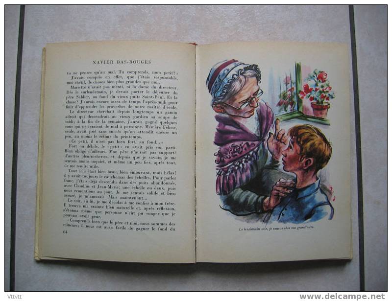 Xavier Bas-Rouges De Renée Aurembou (1955), Illustrations Pierre Dehay, Editions G.P. (Rouge Et Or) - Bibliothèque Rouge Et Or