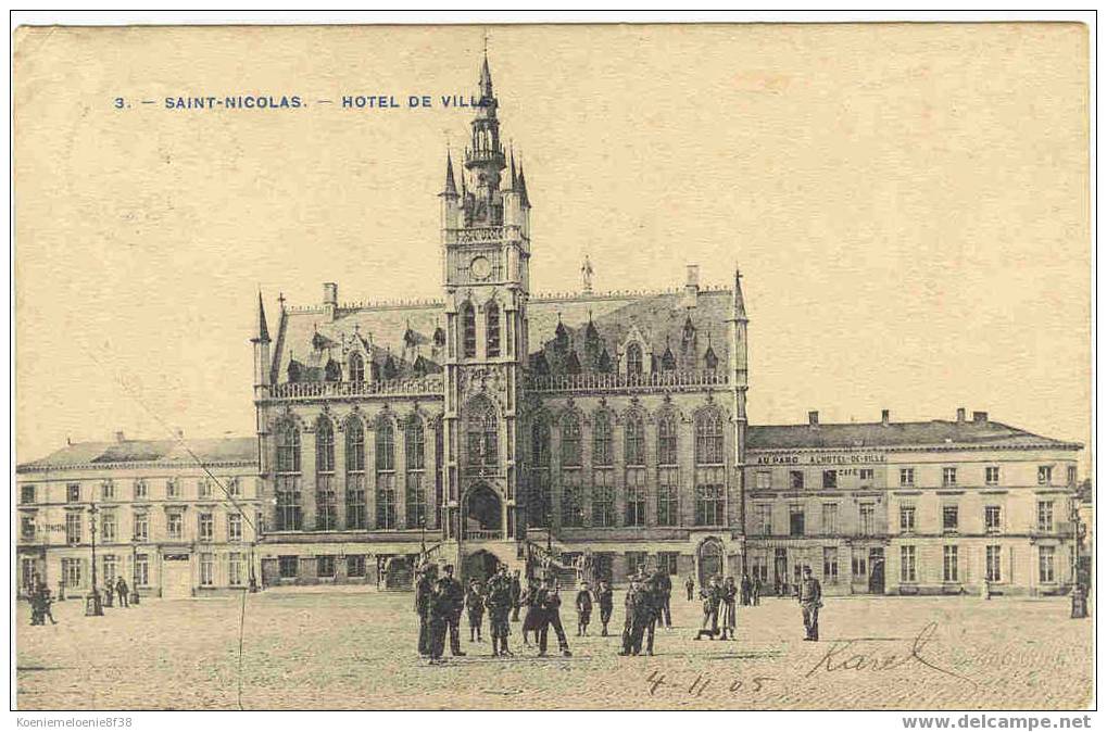 SAINT-NICOLAS   - HOTEL DE VILLE - Sint-Niklaas