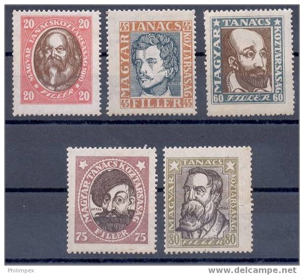 HUNGARY, REVOLUTIONERS, 3 MINT NEVER HINGED SETS - Unused Stamps