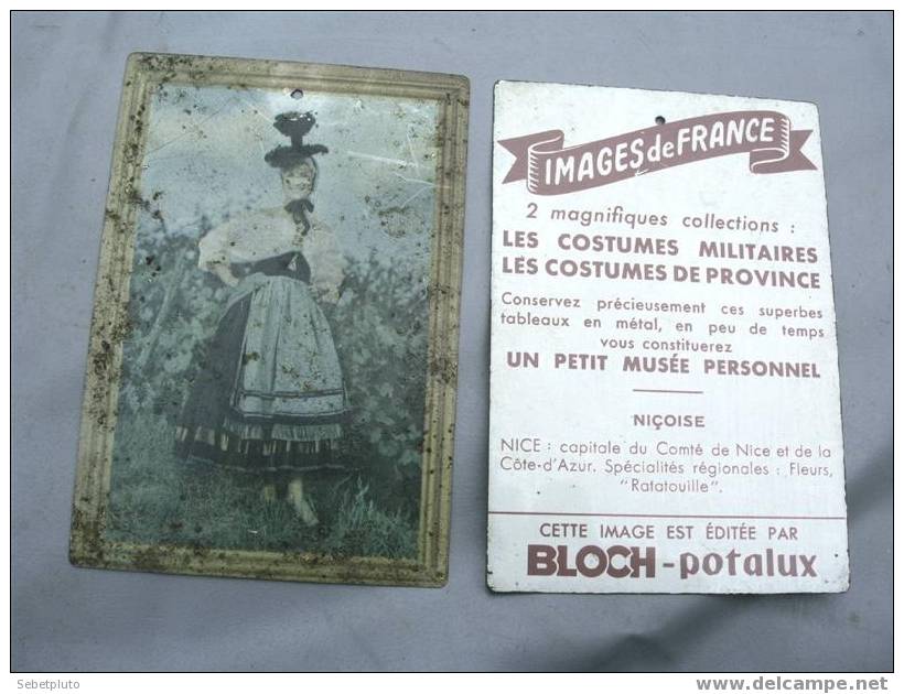 Image De France Metal Costumes De Provinces Bloch Publicite Potalux - Autres & Non Classés