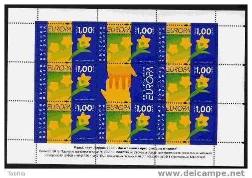 BULGARIE - 2006 - Europe - 2 P.F.x 8 Tim.+ Vinet ** - 2006