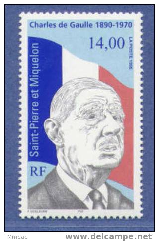 T2372-St-Pierre-et-Miquel On/Général   De Gaulle 622 Neuf ** - Andere & Zonder Classificatie