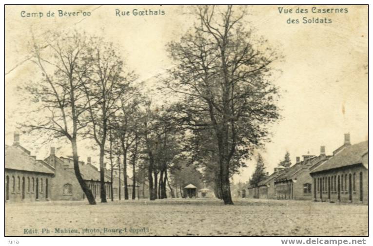 Camp De Beverloo -rue Goethals - Leopoldsburg (Beverloo Camp)