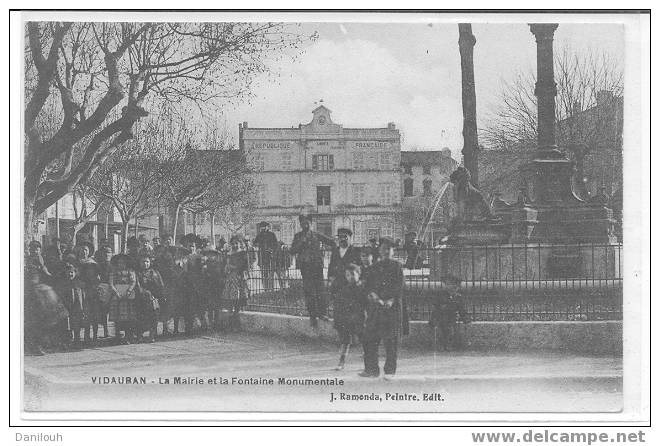 83 // VAR / VIDAUBAN / La Mairie Et La Fontaine Monumentale, Ramonda Edit - Vidauban