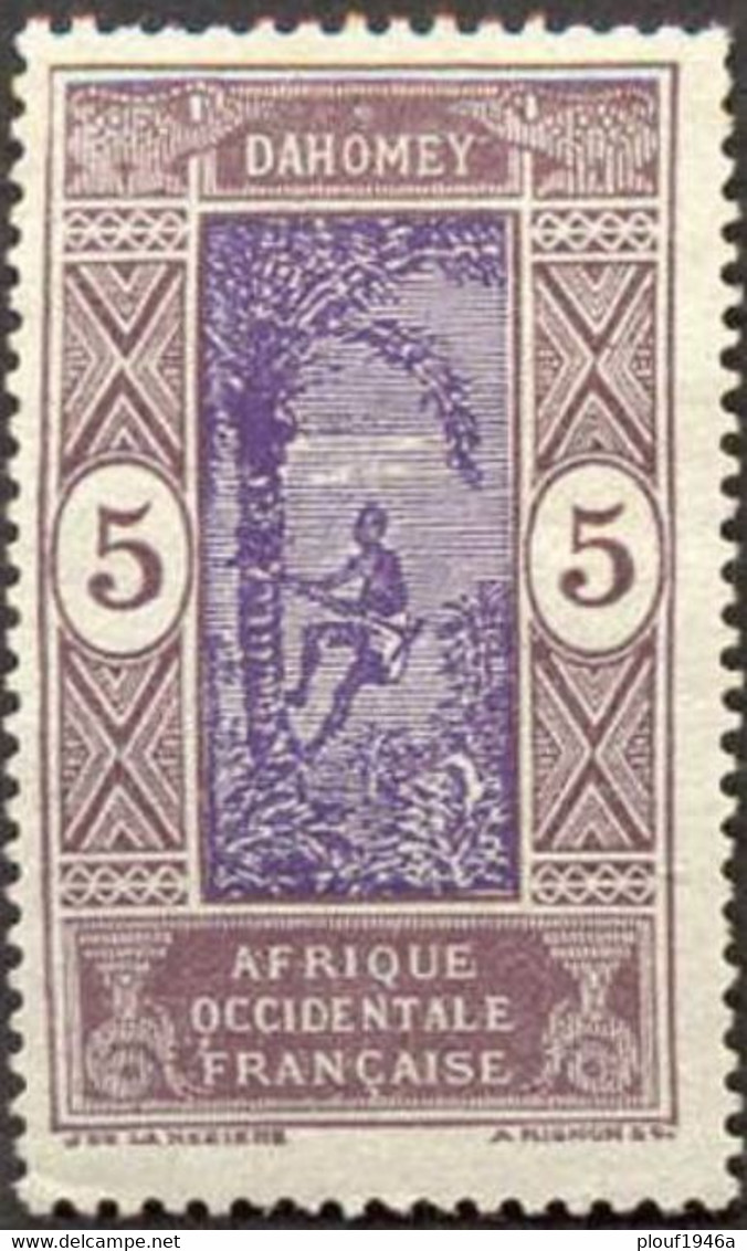 Pays : 148 (Dahomey : Col. Franç.) Yvert Et Tellier N°:  61 (*) - Ongebruikt