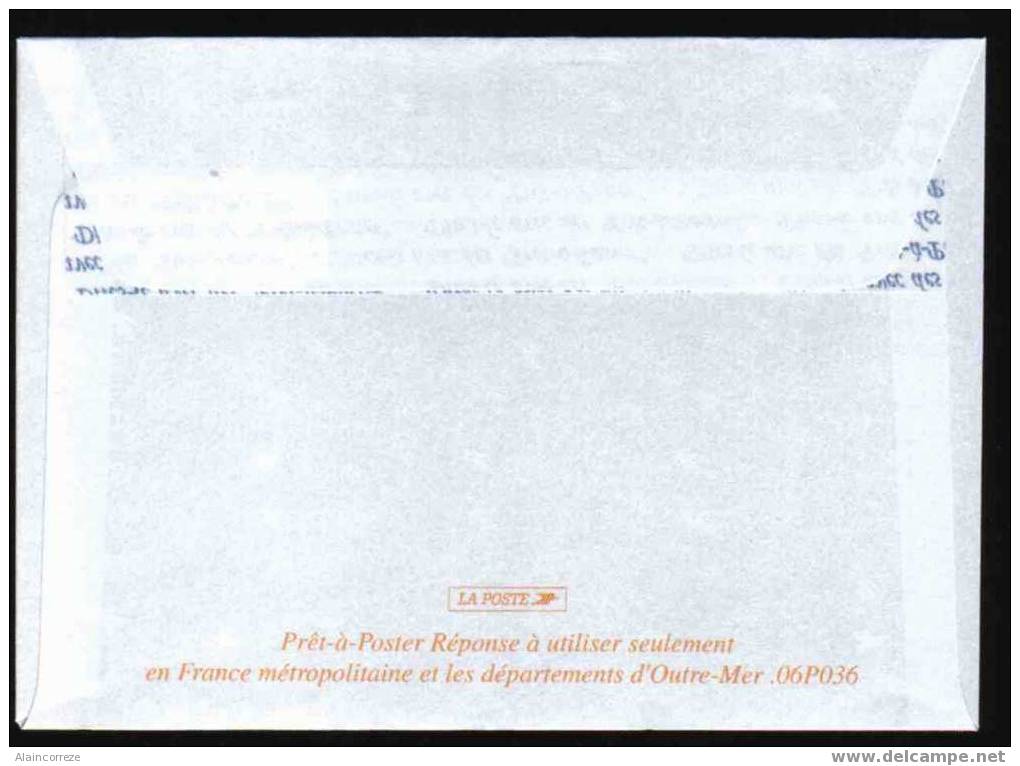 Entier Postal PAP Réponse Mouvement Pour Les Villages D´enfants Oise Chantilly Autorisation 91753 N° Au Dos: 06P036 - Prêts-à-poster:Answer/Lamouche
