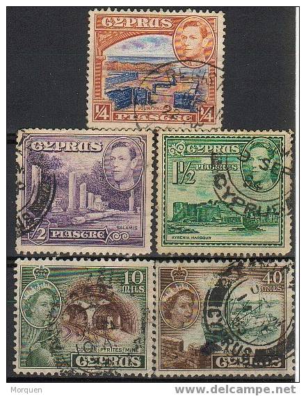 Lote 7 Sellos CHIPRE Antiguos º - Cyprus (...-1960)