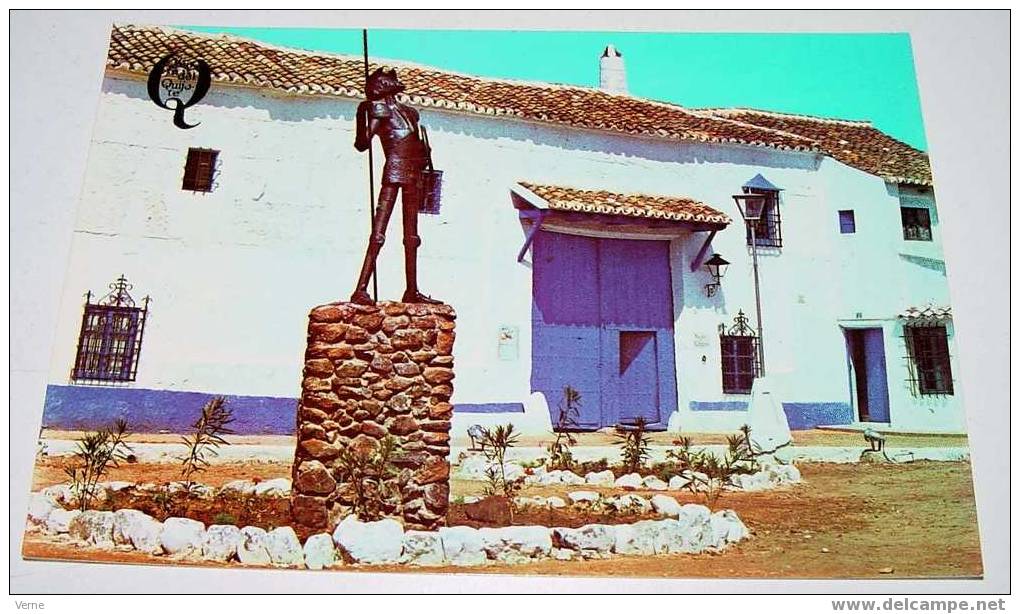 ANTIGUA POSTAL DE PUERTO LAPICE - VENTA DEL QUIJOTE - CIUDAD REAL - NO CIRCULADA - ED. HELITIOPIA ARTISTICA ESPAÑOLA. - Ciudad Real