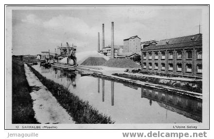 SARRALBE 57 - L´Usine Solvay - Sarralbe