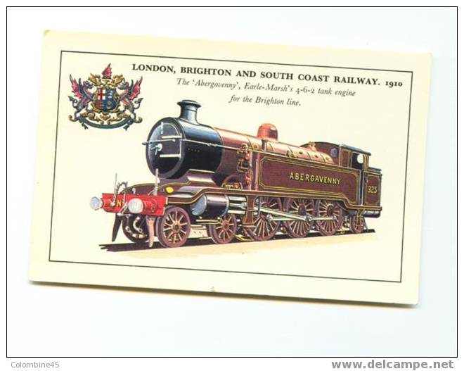 Cpm Anglaise Locomotive Abergavenny London Brighton  Railways - Materiale