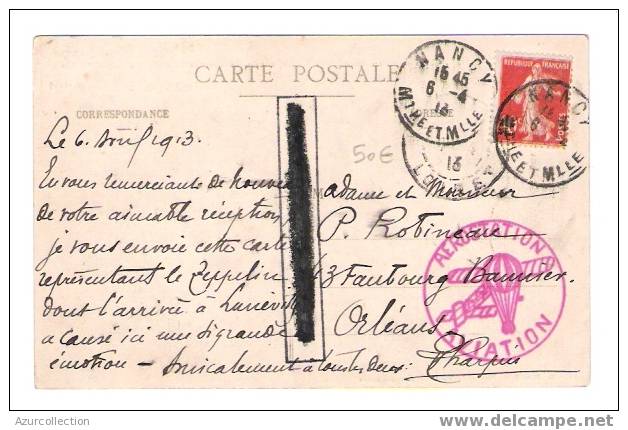 LETTRE ZEPPELIN - 1960-.... Lettres & Documents