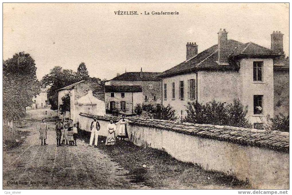 54 VEZELISE Gendarmerie, Animée, Ed Bazar Des Halles, 1918 - Vezelise