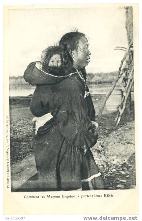 ARCTIQUE - ANTARCTIQUE - EXPEDITION POLAIRE - MAMAN ESQUIMAU Et Son BEBE - Missioni