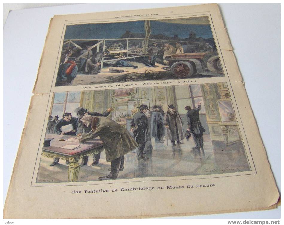 "Le Petit Parisien - Supplément Littéraire Illustré" N° 991 Du 02/02/1908 (dirigeable "VILLE DE PARIS") - Le Petit Parisien