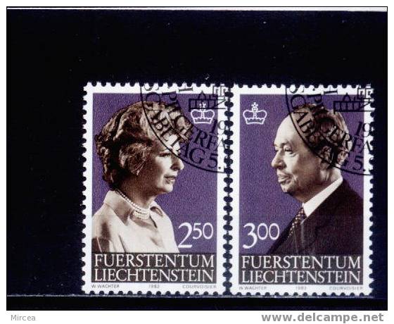 Lichtenstein 1983 - Yv.no.769/70 Obliteres(d) - Used Stamps