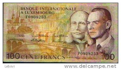 LUXEMBOURG - 100 Fr - 8 Mars 1981 - Luxembourg
