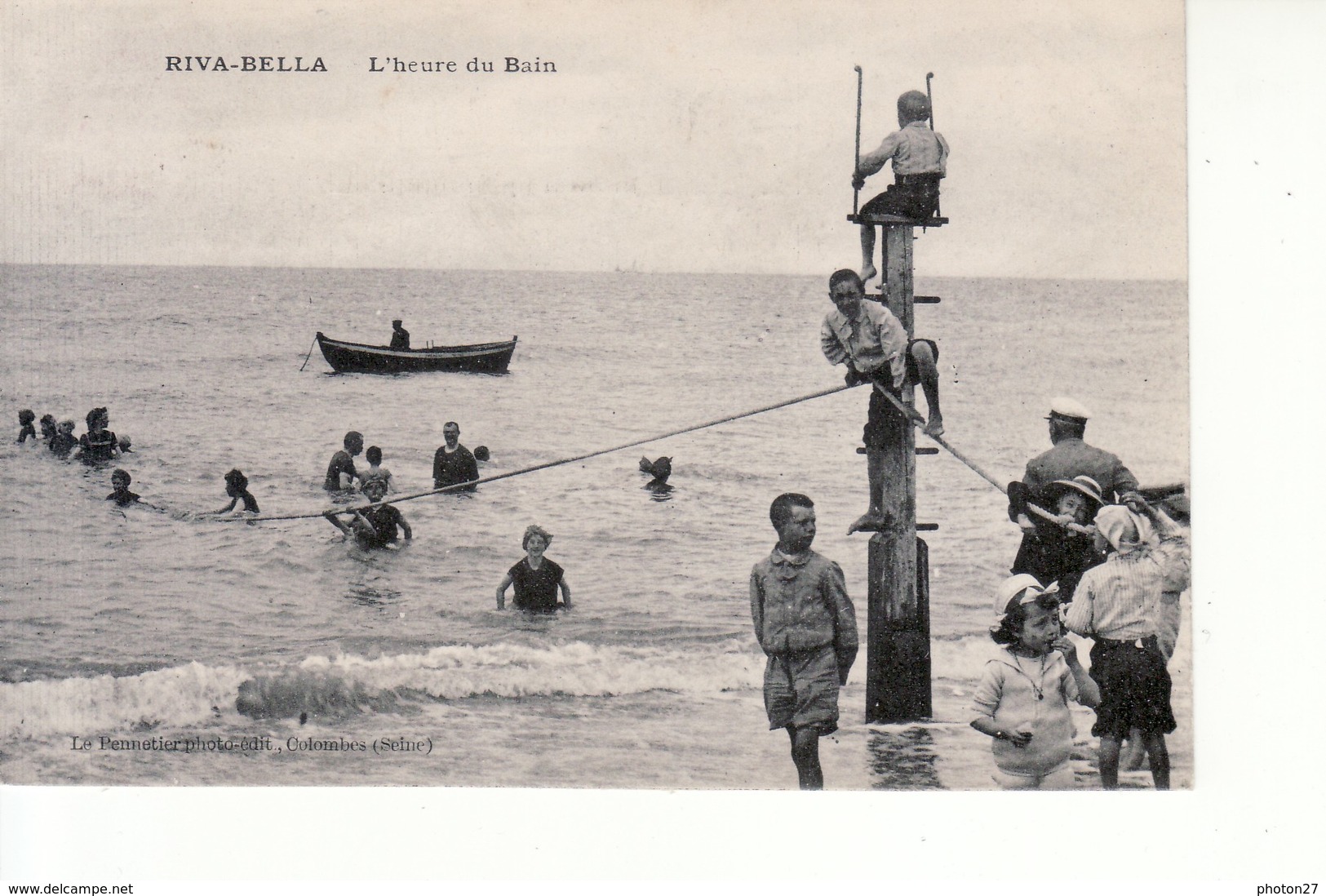 RIVA BELLA, L'heure Du Bain (enfants Jouant Dans L'eau) - Riva Bella