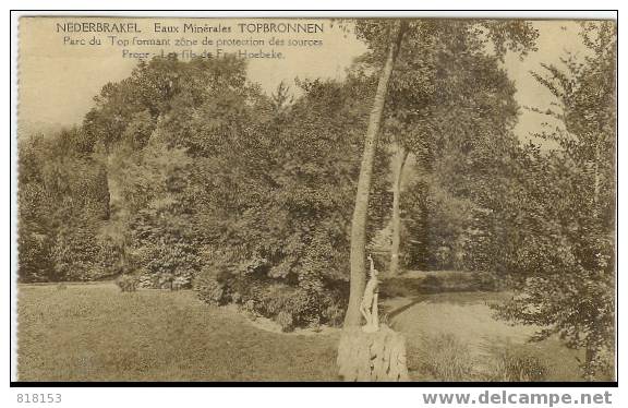 NEDERBRAKEL  Eaux Minérales TOPBRONNEN Parc Du Top Formant..Propr: Les Fils De Fr Hoebeke - Brakel