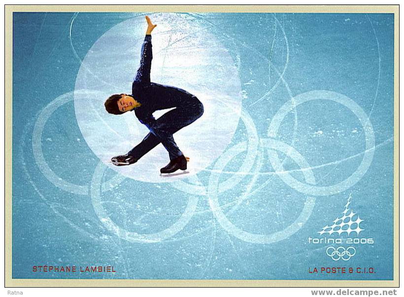 Suisse : Entier Illustré Patinage Artistique Turin 2006. Sport, Patinage, Hiver, Olympisme, Art, Glace. Superbe ! - Eiskunstlauf