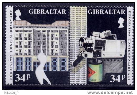 Europa Cept - 1993 - Gibraltar ** (4 Valeurs) - 1993