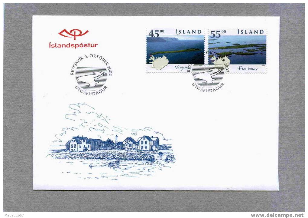 ISLANDA - FDC 2002 ISOLE - Autres & Non Classés