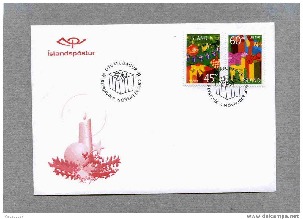 ISLANDA - FDC 2002 NATALE - Altri & Non Classificati