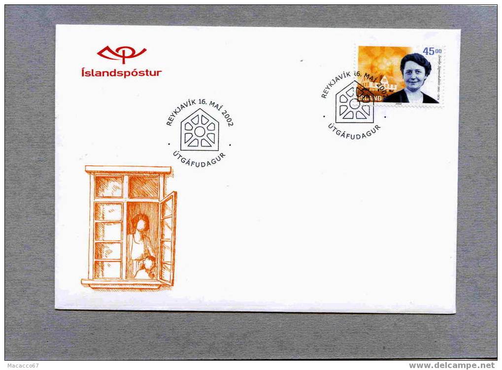 ISLANDA - FDC 2002 H. SESSELJA - Altri & Non Classificati