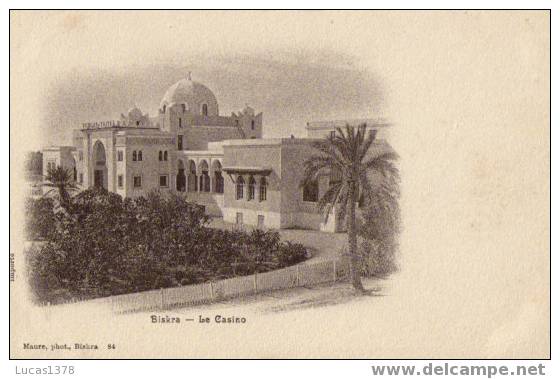 BISKRA / LE CASINO / DOS NON DIVISE - Biskra