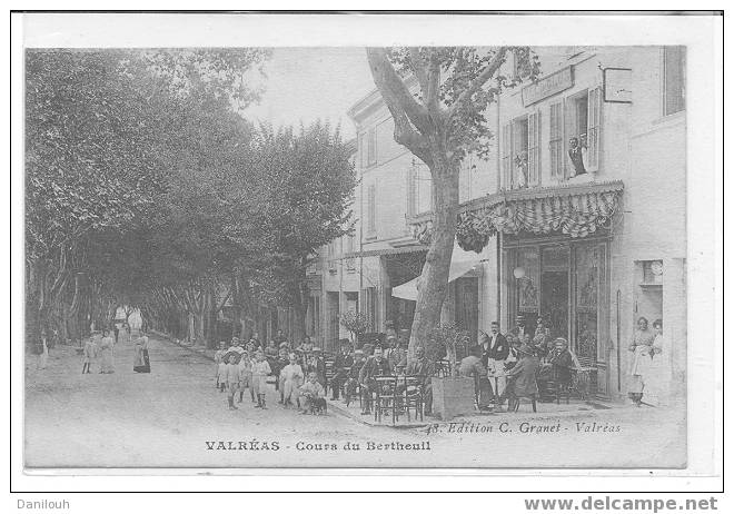 84 // VAUCLUSE / VALREAS / Cours Du Bertheuil / ANIMEE / N° 48 Ed Granet / - Valreas
