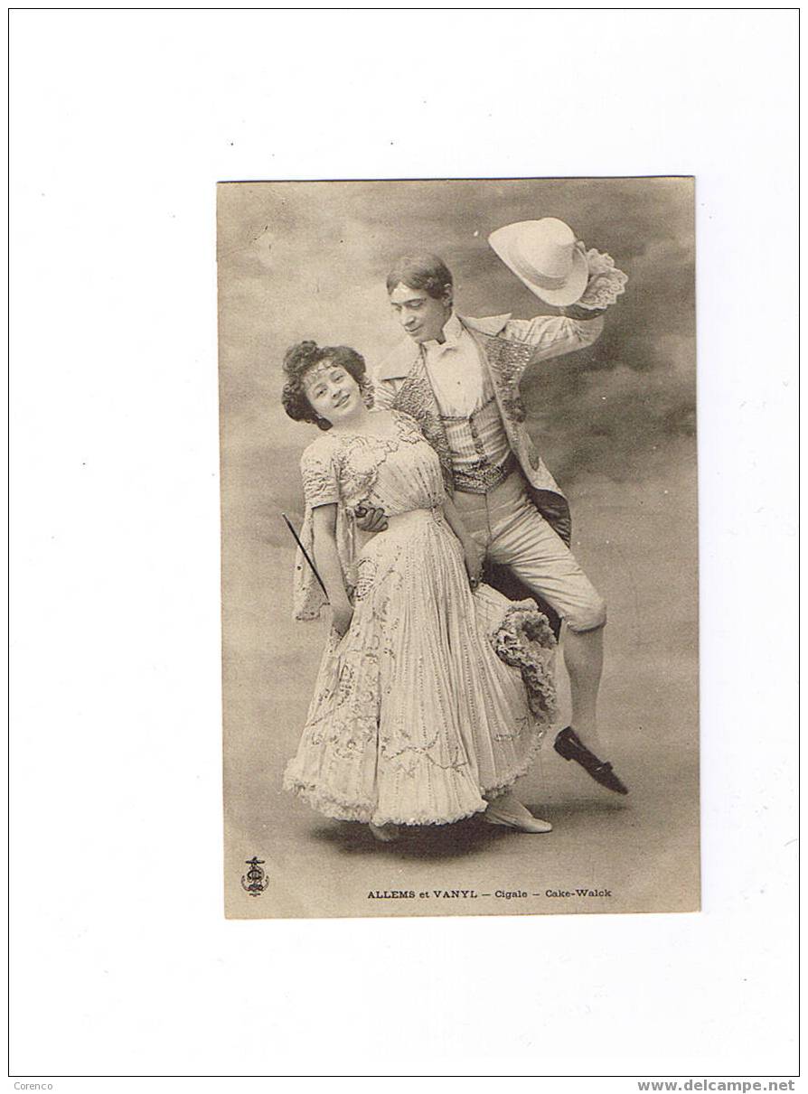 CAKE WALCK   Allems Et Vanyl  D  Cigale  Non écrite Dos Non Séparé 1904 - Dance