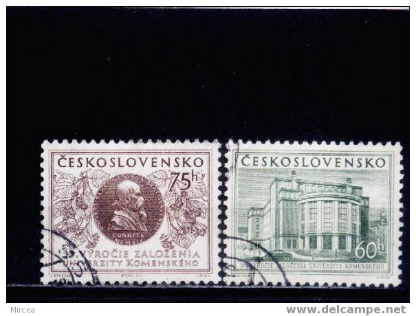 Tchecoslovaquie 1955 -  Yv.no.792/3 Obliteres - Oblitérés